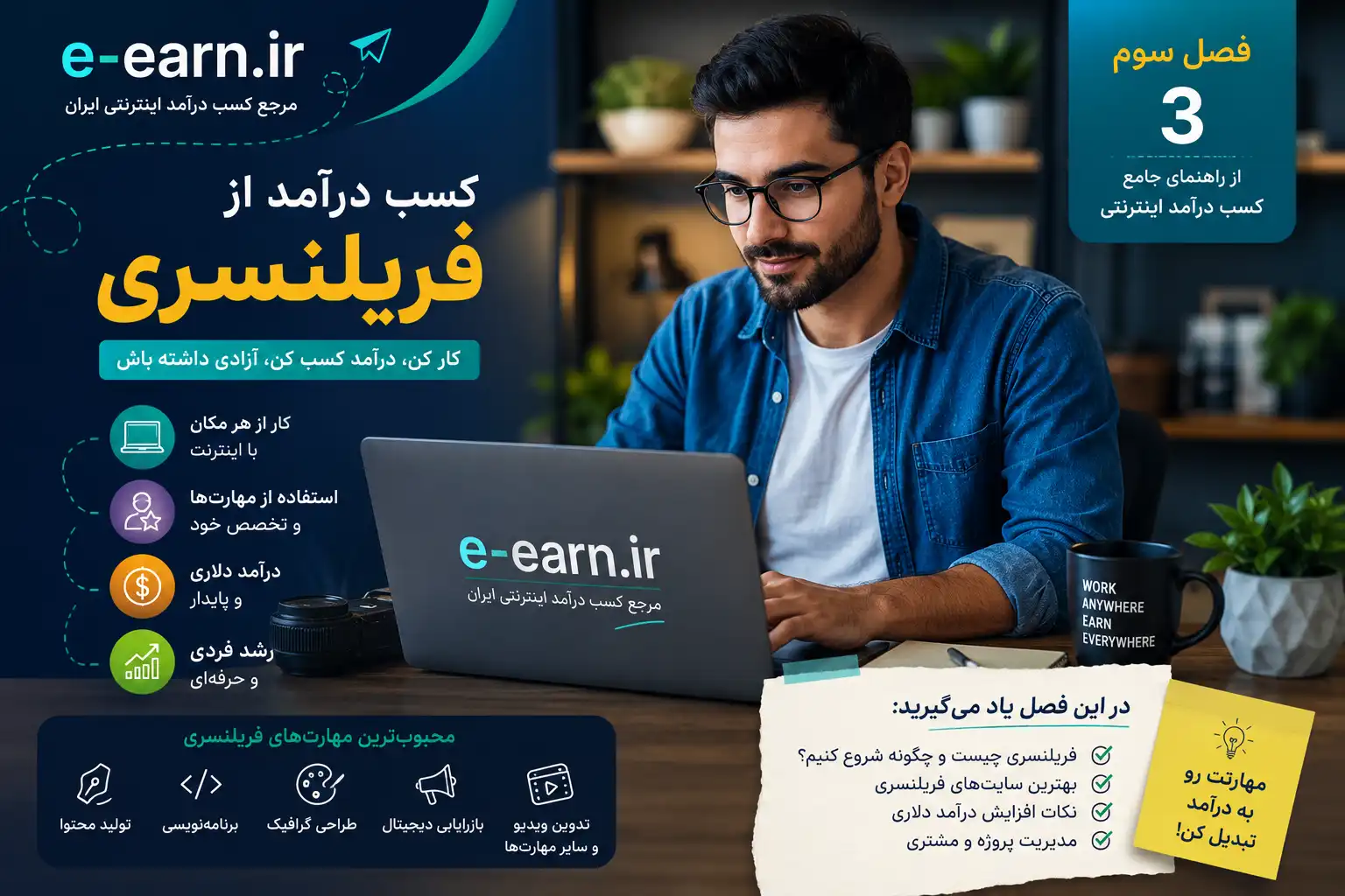 کسب درآمد از فریلنسری 11 کسب درآمد از فریلنسری